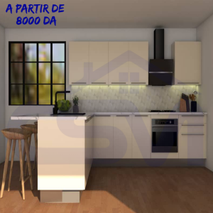 Cuisine 5M sans plan de travail CLAIRE