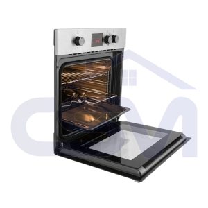 Four Encastrable CRISTOR FIAMO3 Gaz Elec – 60 Cm – Ventilé – Catalyseur – Afficheur – Inox