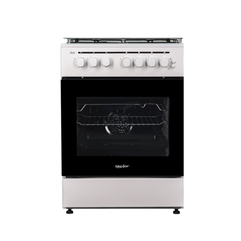 CUISINIÈRE MAXTOR 4FEUX BLANCH LUXE
