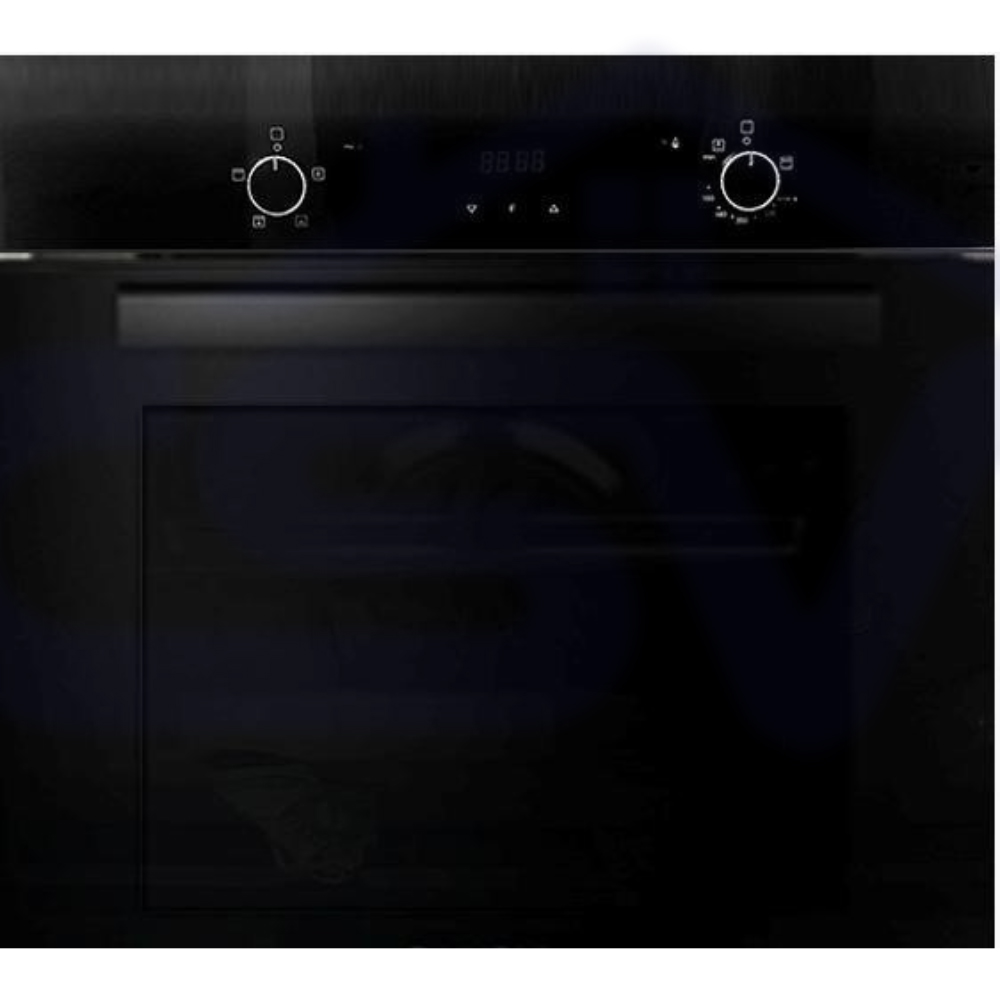 Four Encastrable Candy Gaz-Elect Noir 65L Ventilé Afficheur
