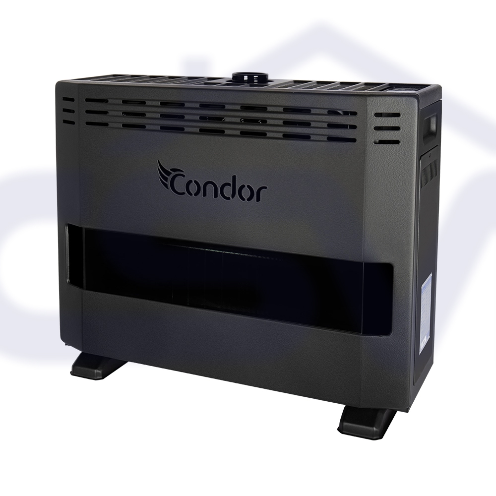 RADIATEUR A GAZ 12KW CALDO+/NOIR+DETECTE