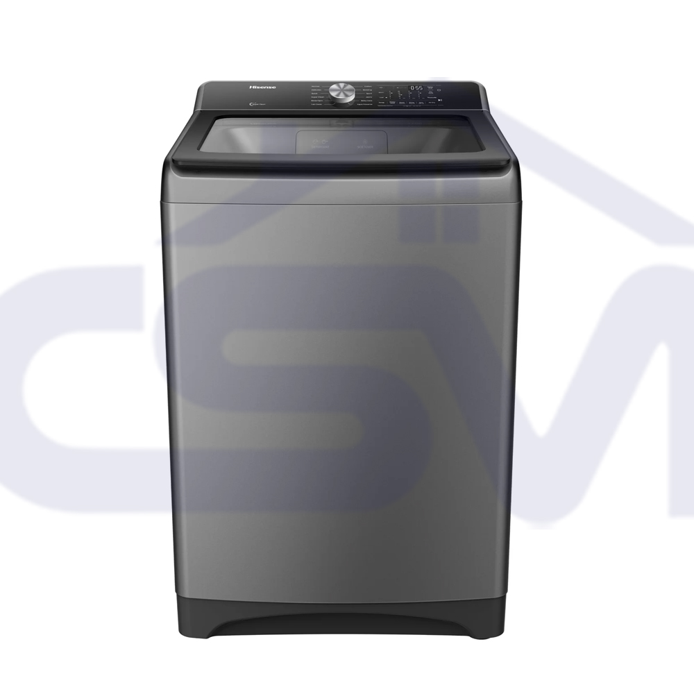Machine à Laver Top Loading HISENSE Gris titanium 11 Kg