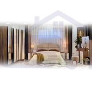 CHAMBRE A COUCHRE LOTUS MARRON 160/200