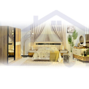 CHAMBRE A COUCHER MILAS BEIGE 180/200