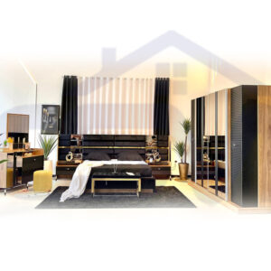 CHAMBRE A COUCHER SEVILIA NOIRE 180/200