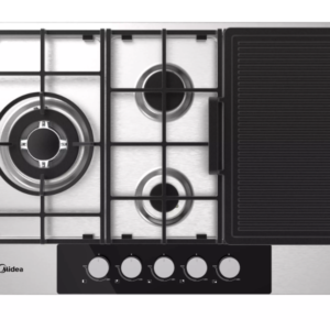 T.cuisson midea 5Feux inox fonte 75CM