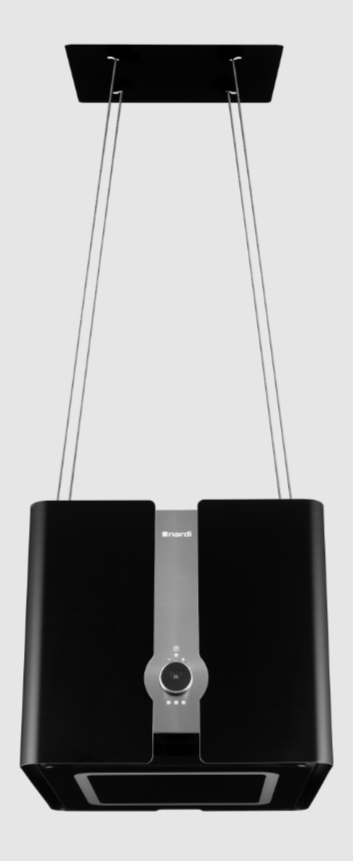 NARDI HOTTE ILOTE CARREE 45CM ALUM-NOIR