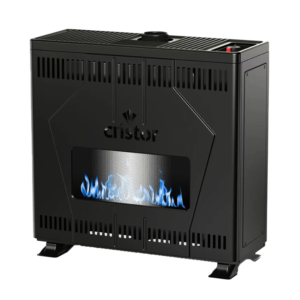 CRISTOR RADIATEUR A GAZ VOLCANO 10KW NOIR + DETECTEUR