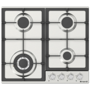 NARDI TABLE DE CUISSON ENCAS GAZ 60CM 4FX FONTE INOX