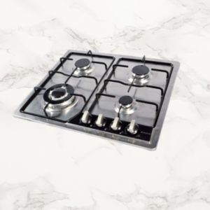 TABLE DE CUISSON 4F INOX GRILLE EN FONTE AVEC T,COUPLE