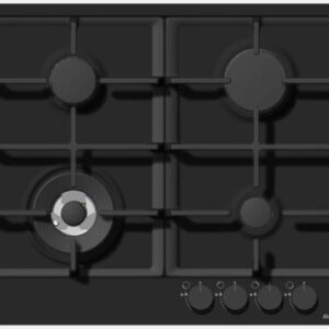 Table de cuisson 4F TC Fonte Noir mat