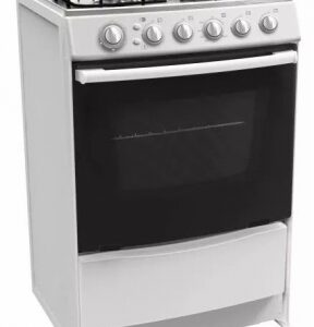 Cuisinier Arcodym 4feux simple blanc (table inox)